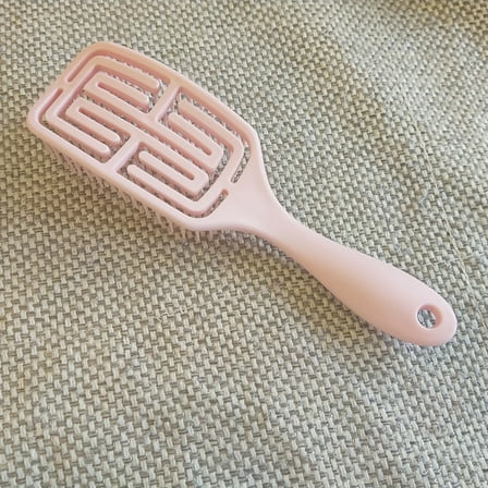 Boar Hair Brush for Thick Curly Thin Long Short Hair - WELLFLYER HABR 071 Enhances Shine and Smoothness for Wet or Dry Use