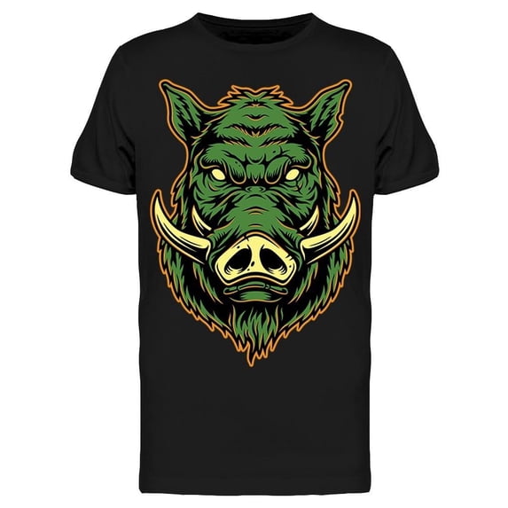 Boar Head Graphic Art Tee Men's -Image by Shutterstock