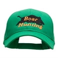 thumbnail image 1 of Boar Hunting Embroidered Low Profile Cap - Kelly OSFM, 1 of 5