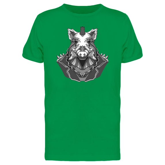 Boar In Biker Jacket Tee Men's -Image by Shutterstock