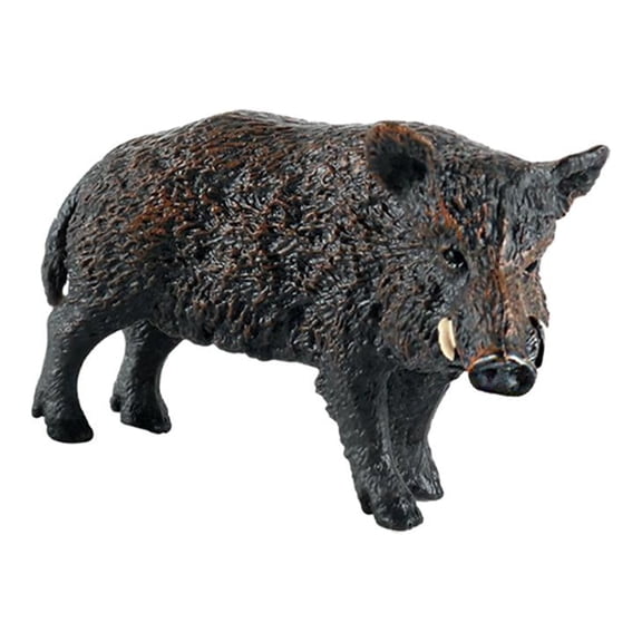 Boar Ornament Jungle Forest Animals Toy Collectable Garden Ornaments Garden Figurines Microlandscape for Decor Office Study Room Garden