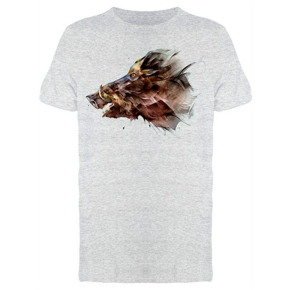 Boar Portrait In Profile T-Shirt Men -Image by Shutterstock, Male Large