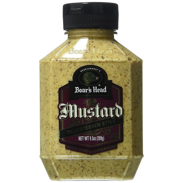 Boar's Head Deli Style Mustard with White Wine 9.5 Oz