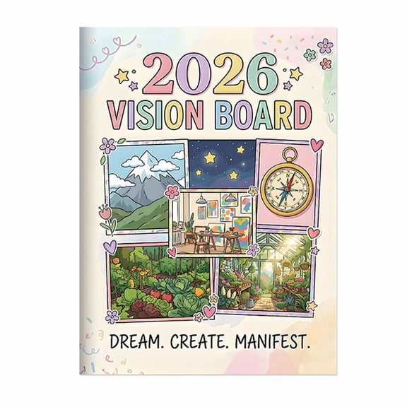 Board Book With Motivational Images And Quotes Planner Notebook For Goal Achievement For Travel Men Women, Includes One Hardcover Notebook