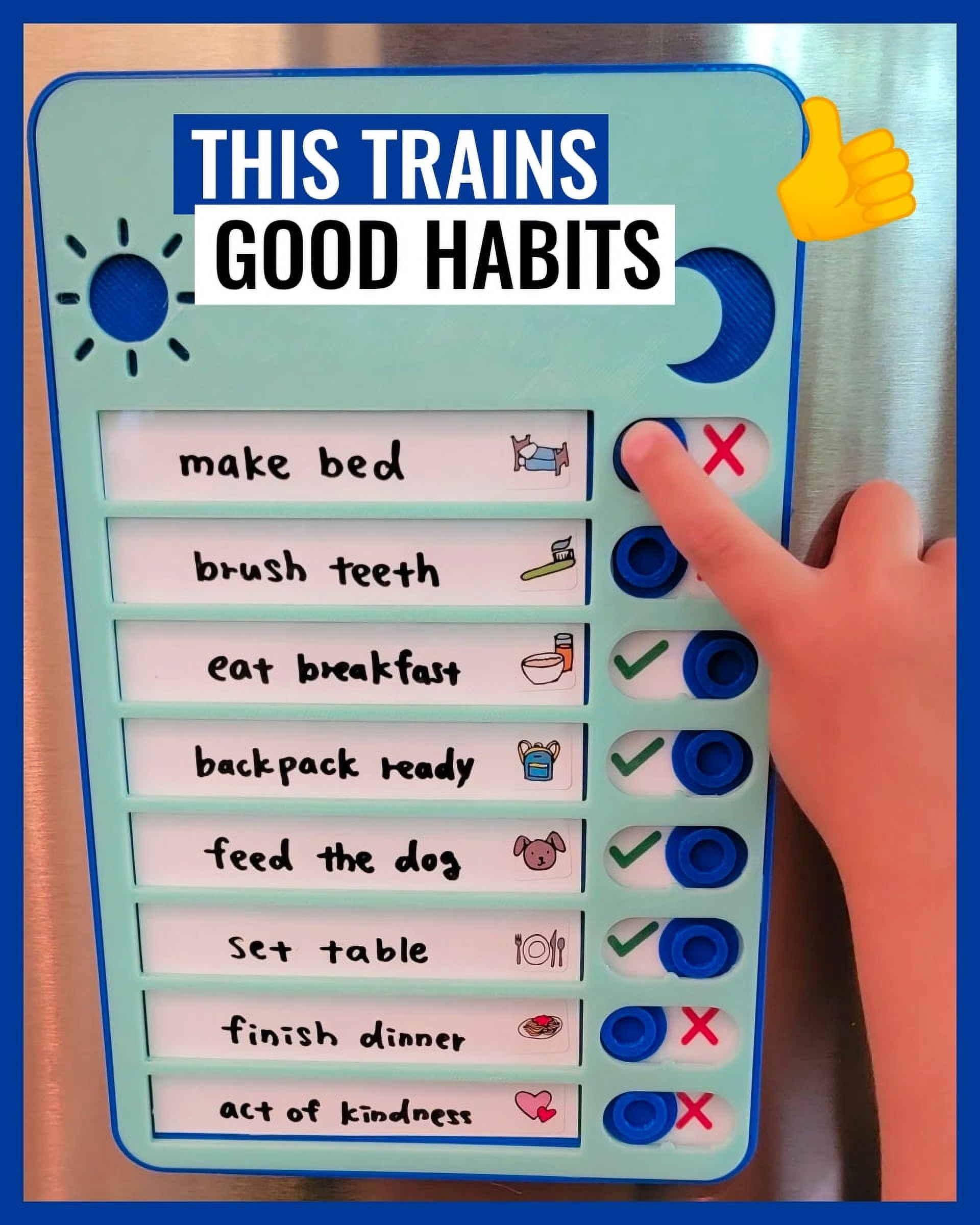 Versatile DryErase Daily Board Reusable Schedule Whiteboard