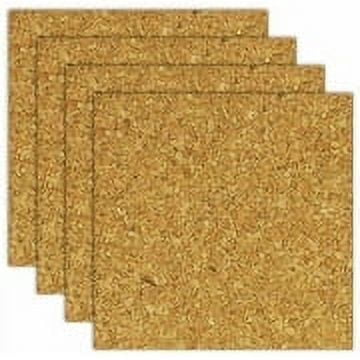 MATTEL Board Dudes CXP78 6" x 6" Light Cork Tiles 4-Pack