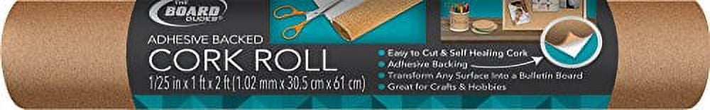 Adhesive Backed Natural Cork Roll for Crafts and Hobbies