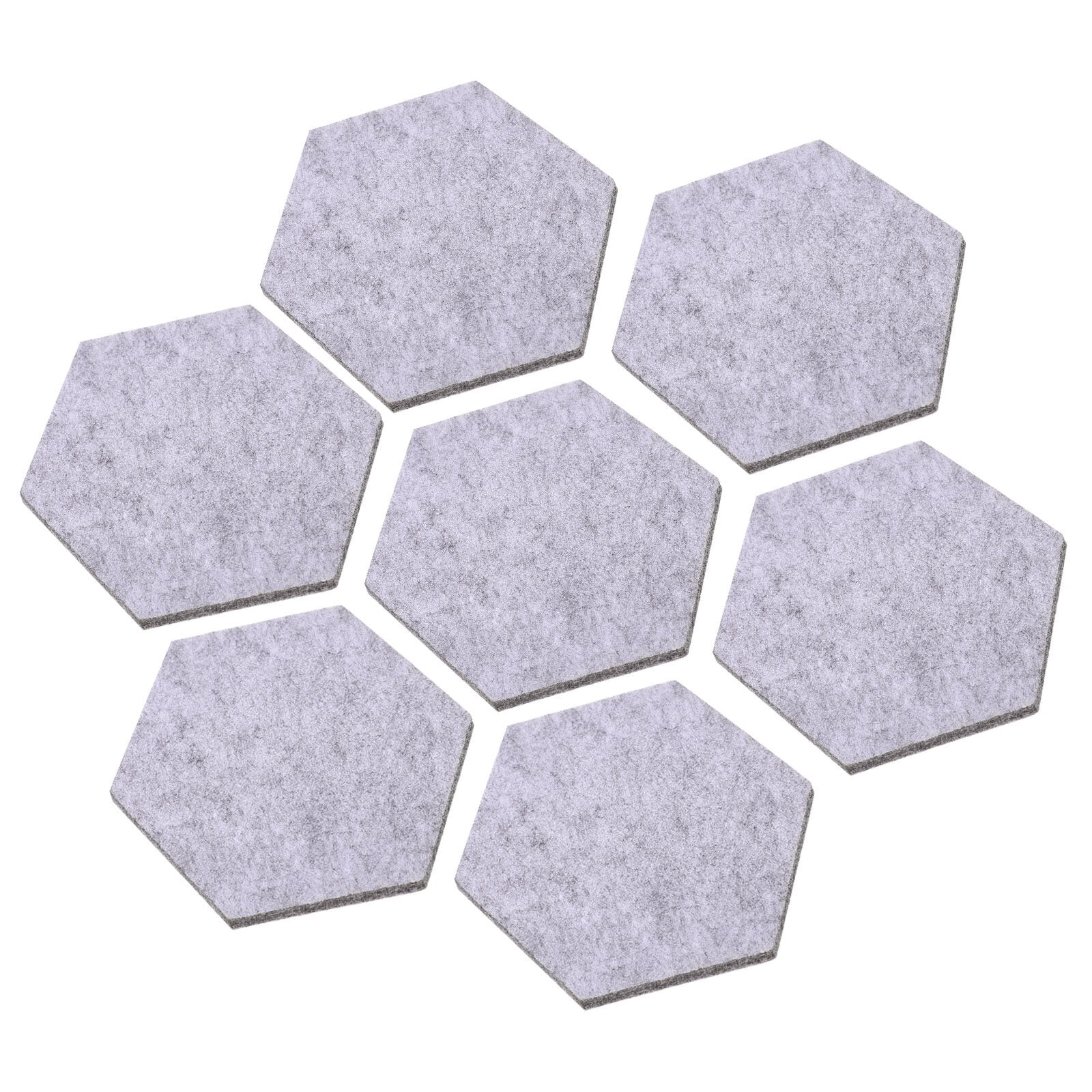 Board Felt Bulletin Hexagon Wall Cork Pin Memo Tiles Notice Decor Self
