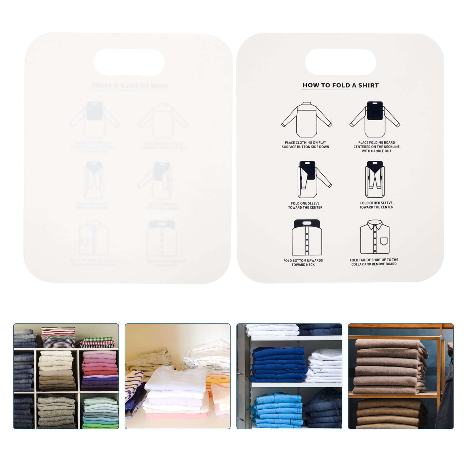 Board Folding Shirt Clothes Folder T Laundry Organizer Cardboard