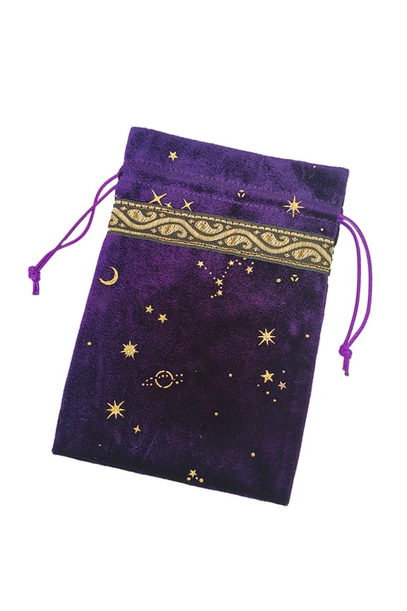 Board Game Card Drawstrings Bag Tarot Oracles Card Storage Bag Runes Pouches Divinations Accessory Storage Bag