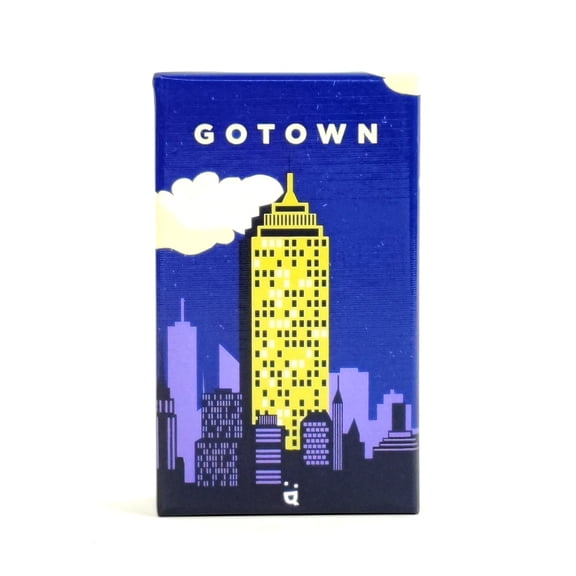 Board Game: GO TOWN Strategy Card Game, Travel Portable, Ideal Birthday Gift for Family Party & Gathering Night