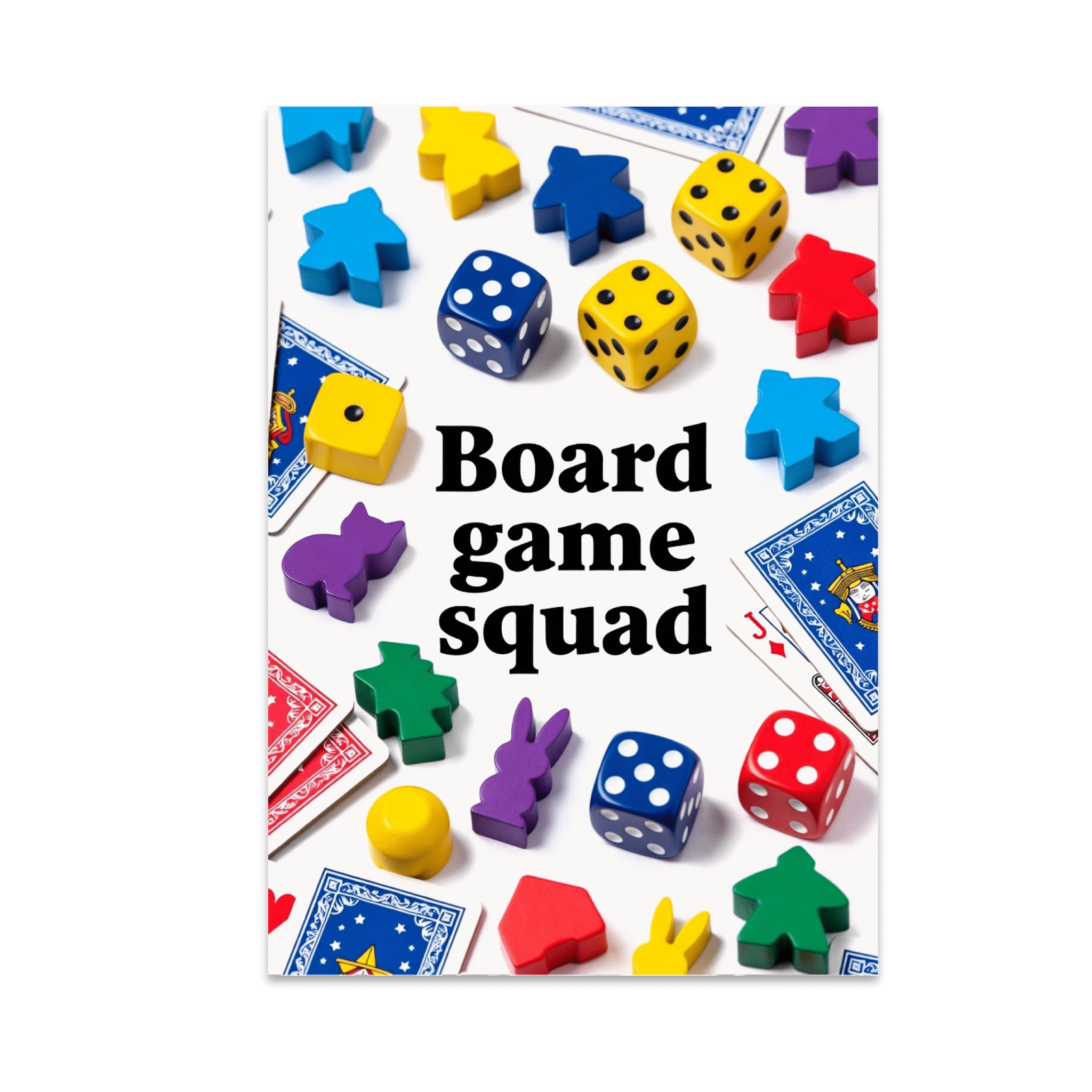 Board Game Squad Wall Decor - Board Game Enthusiast - 13x19 Poster ...