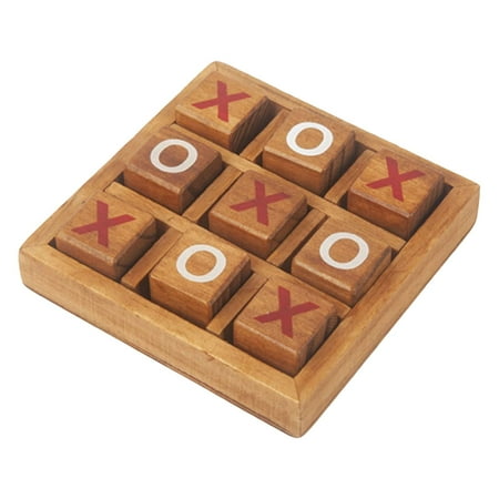 Board Game for Children and Adults Family Game Interactive Toys Rustic Coffee Table Decor Chess Board