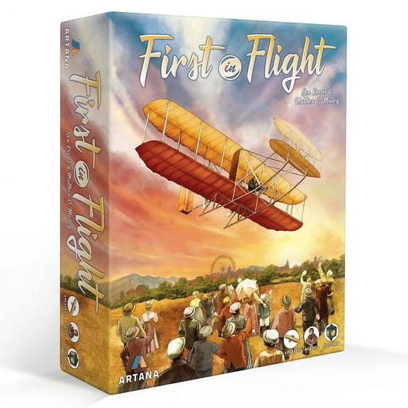 Board Games First in Flight Aviation Strategy Board Game for Teens and Adults