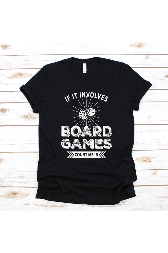 Board Games Gamer Dice Strategy Player Tabletop Fun Graphic Tee Shirt,for unisex up to size 5XL