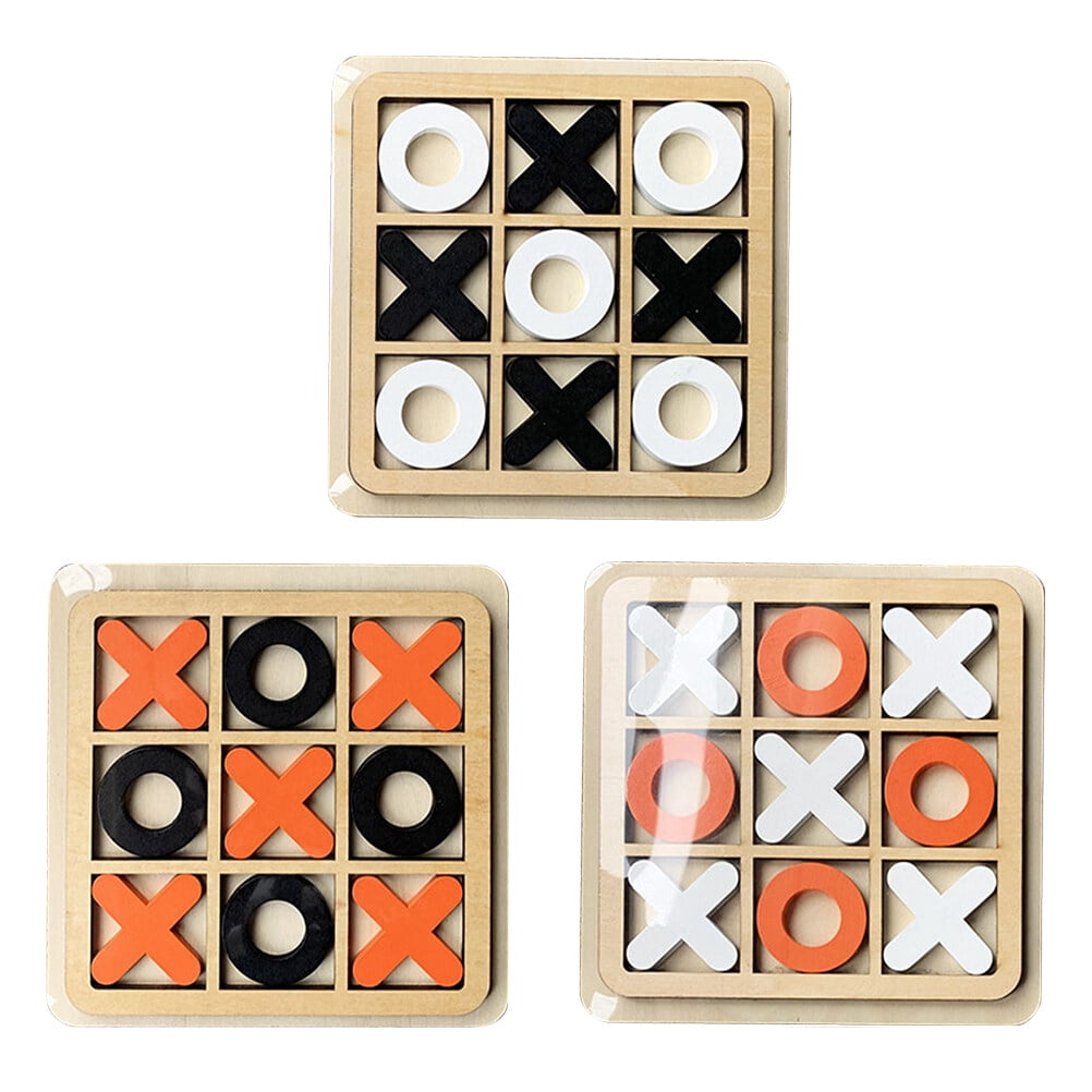 3 Sets Family Board Games Chess Board Living Room Coffee Table Games Decor