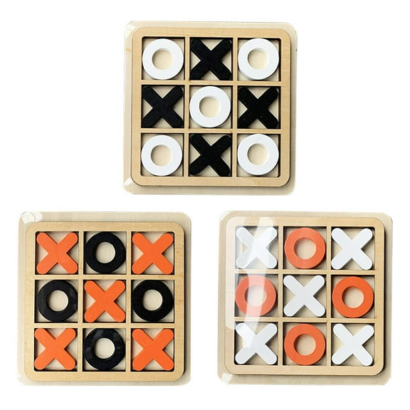 3 Sets Family Board Games Chess Board Living Room Coffee Table Games Decor