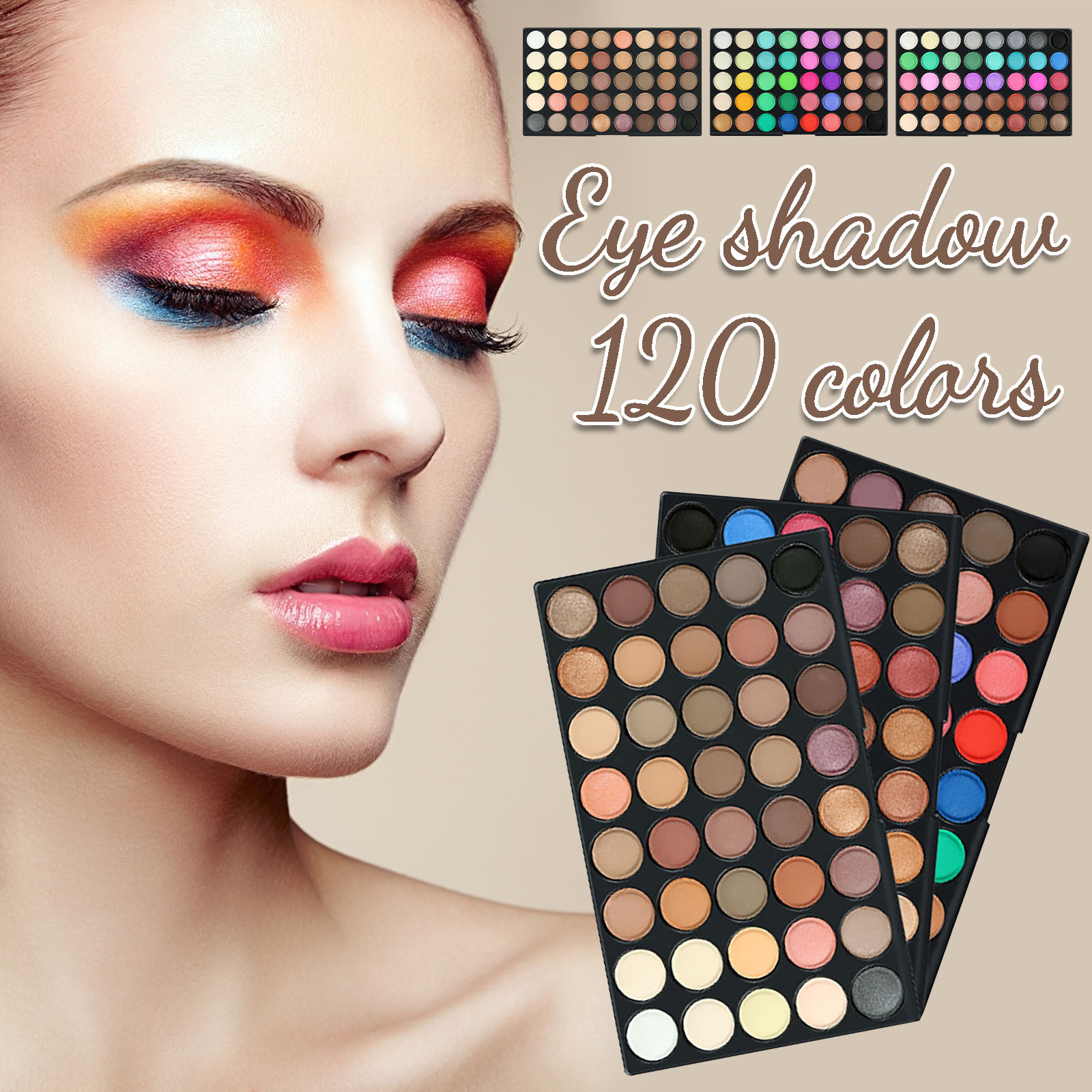 Board High Pigment Eyeshadow Board 120 Shades Makeup Eyeshadow 