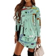 thumbnail image 1 of Board Long Sleeved Dress long dresses for women summer dress daily, 1 of 4