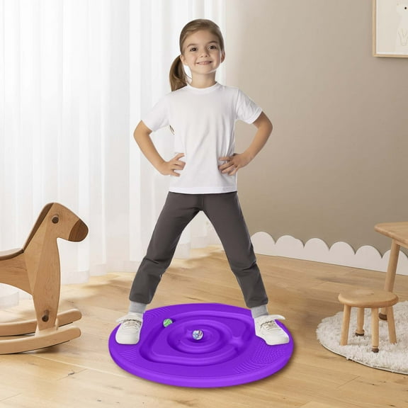 Board Maze Board With 5 Wobble Board Dynamic Maze Boards Load 170lb For Balancing Exercise Game Physical 1pc