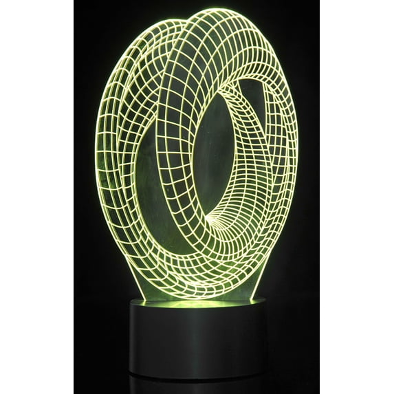 Board No More! 3D Corkscrew Lighting Laser Cut Precision LED Lights ...
