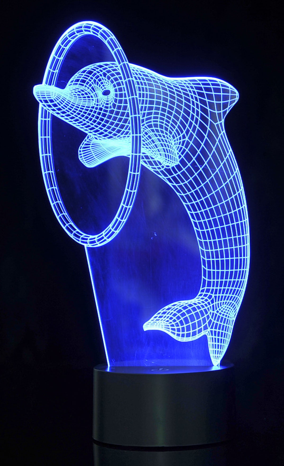 Board No More! 3D Dolphin Laser Cut Precision LED Lights