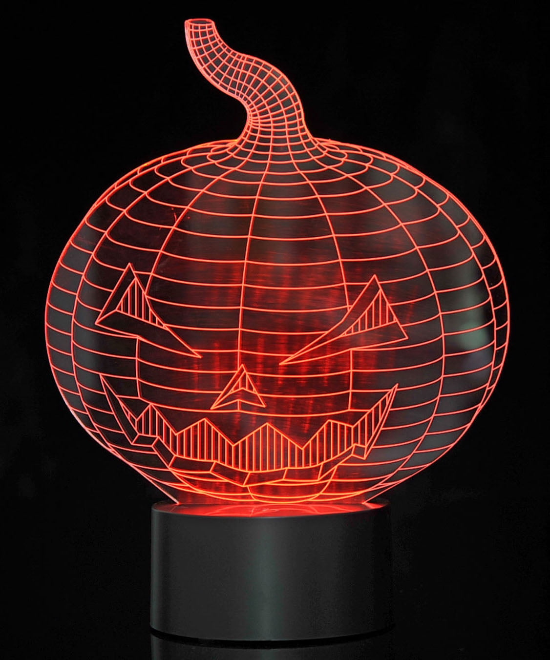 Board No More! 3D Pumpkin Laser Cut Precision LED Lights