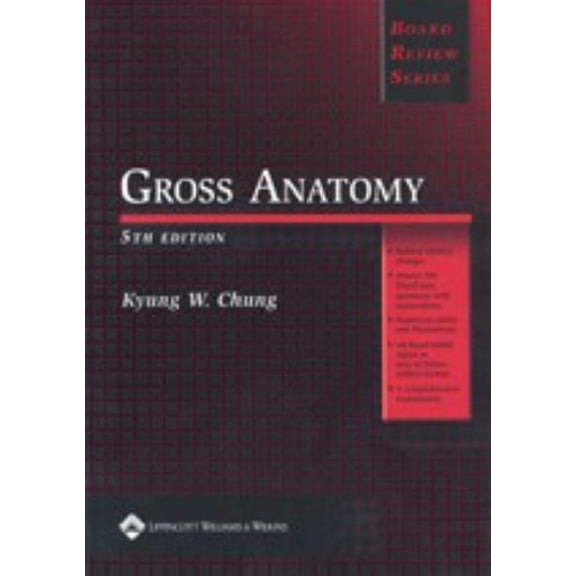 Pre-Owned Brs Gross Anatomy (Paperback) 0781753090 9780781753098