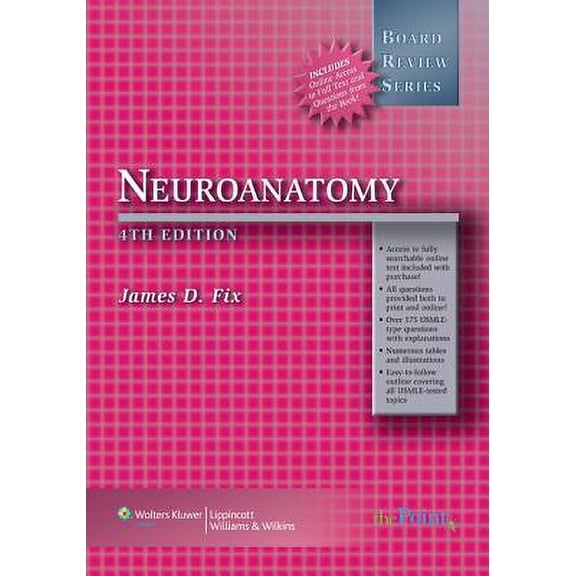 Pre-Owned BRS Neuroanatomy (Board Review Series), 9780781772457, 0781772451, Paperback, 4 edition
