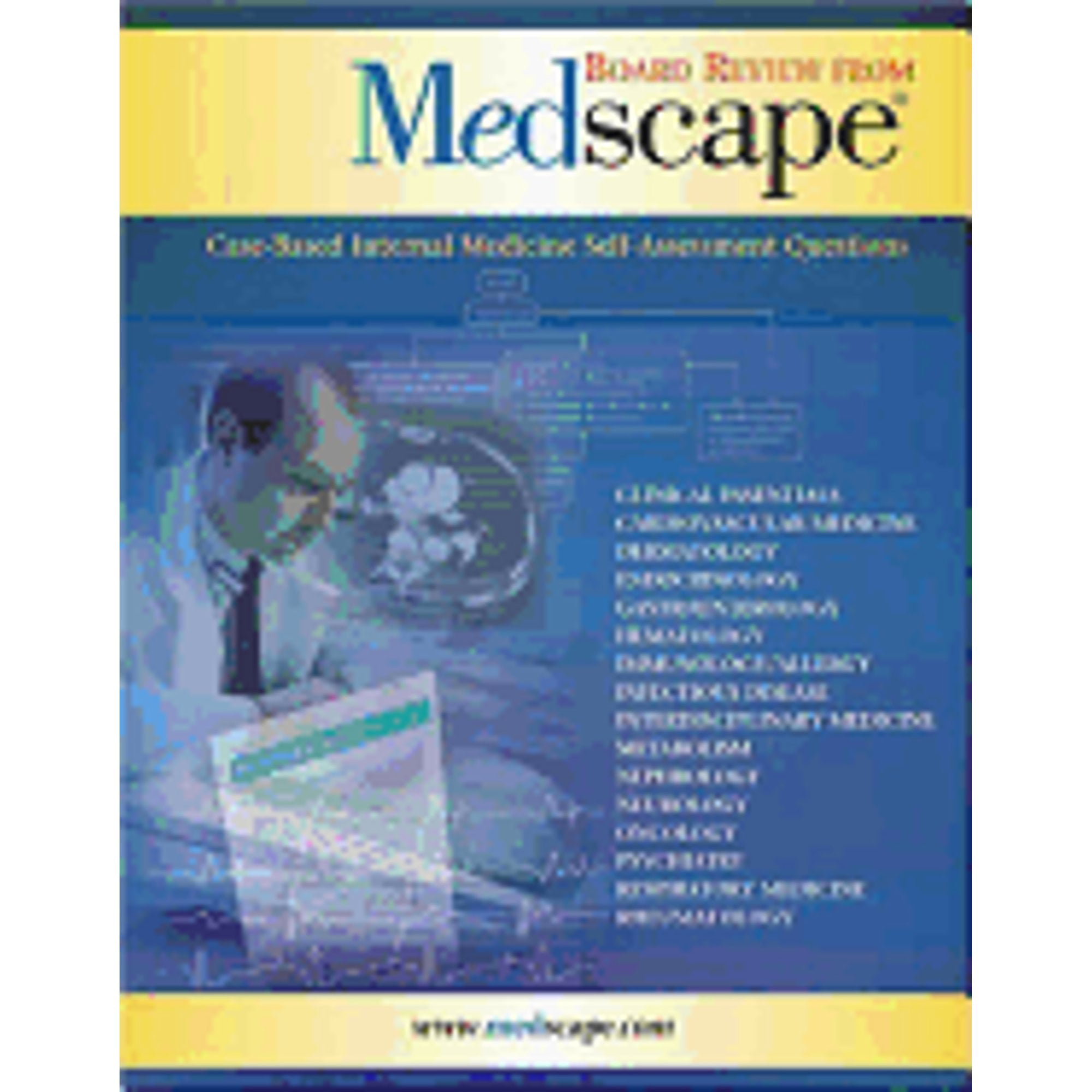 Pre-Owned Board Review from Medscape: Case-Based Internal Medicine Self-Assessment Questions (Paperback 9780974832784) by Medscape