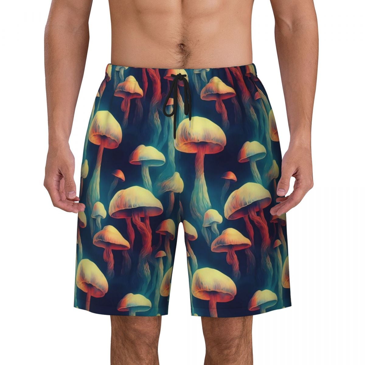 Board Shorts Summer Psychedelic Hawaii Beach Short Pants Men Running ...