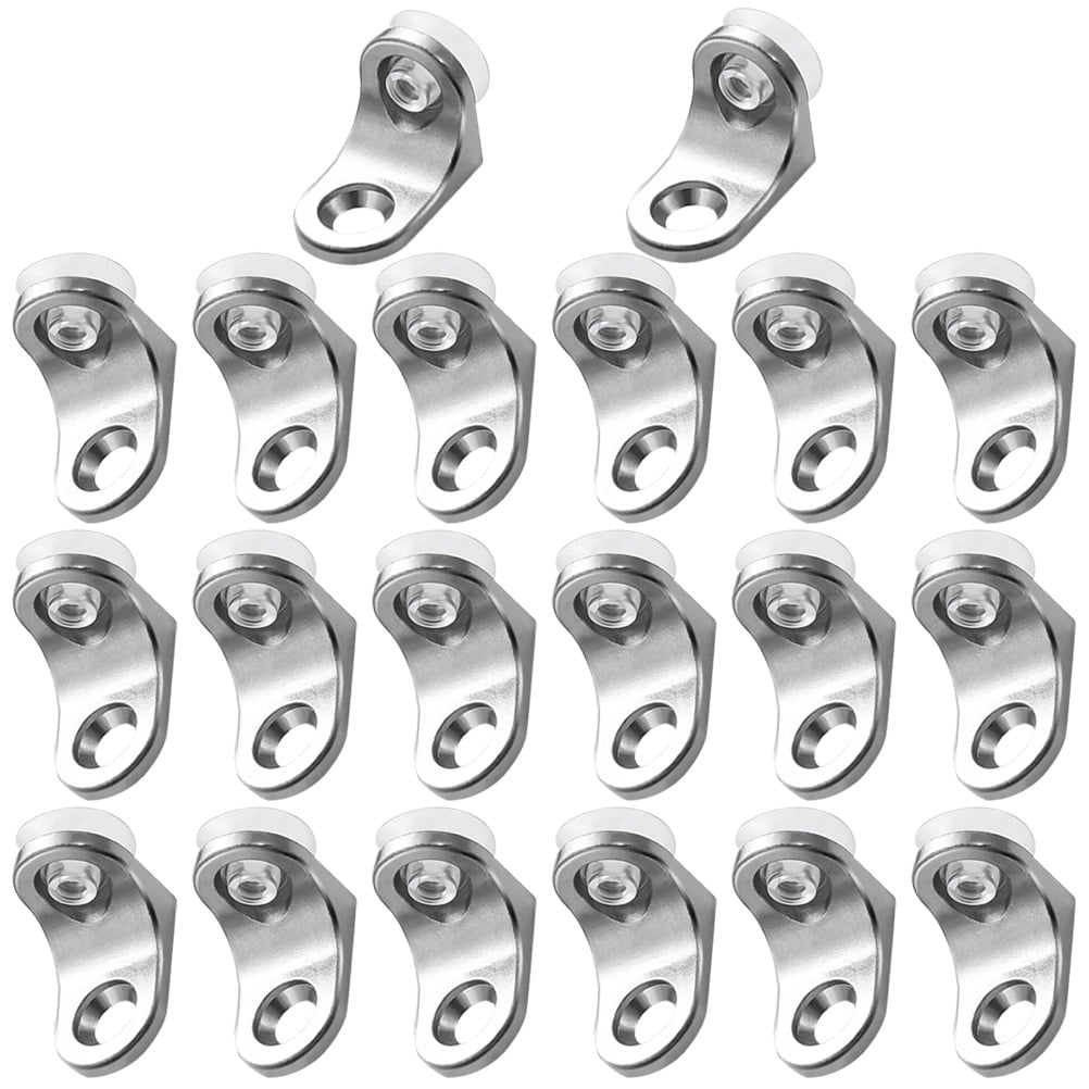 Board Support 20 Pcs Glass Bracket Brace Holder Fixing Shelf Book