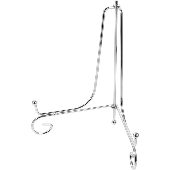Board Wrought Iron Disc Holder Practical Storage Rack Office 12X8.5X8.5CM Silver