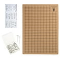 thumbnail image 1 of Board for String Art Grid Pattern Craft Mat Easy to Carry Weaving Board Portable Braid Board Pinning Board Bundle, 1 of 9