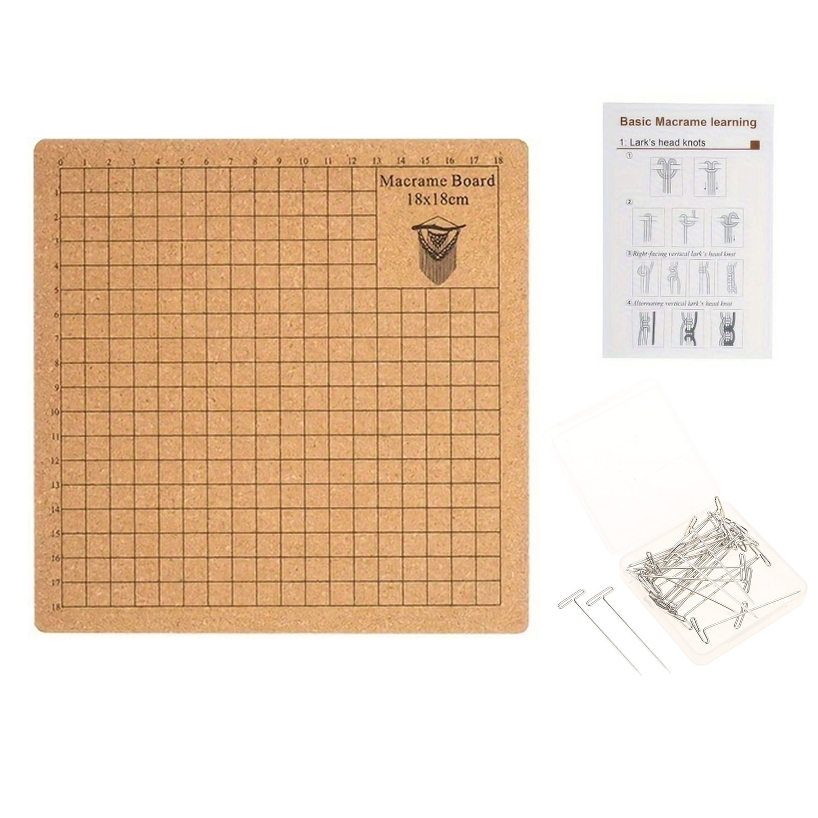 Board for String Art Grid Pattern Craft Mat Easy to Carry Weaving Board ...
