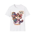 thumbnail image 1 of Board game Addict, Cat. I really need all these games. Geeky Unisex T-Shirt, 1 of 4