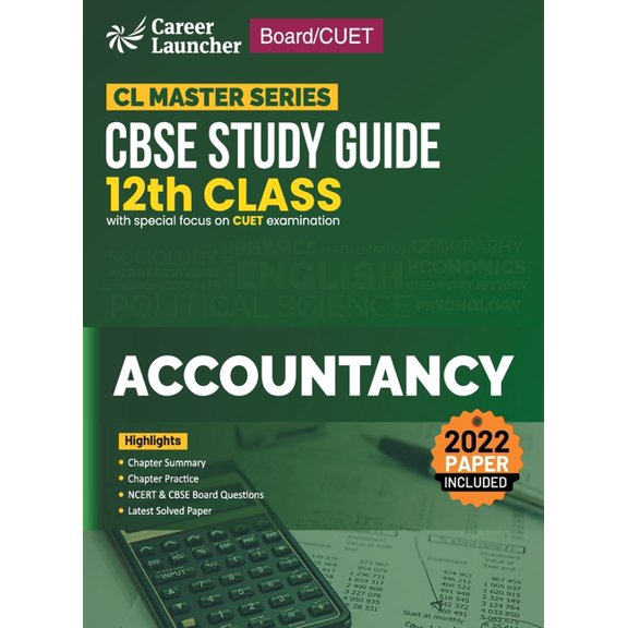 Board plus CUET 2023 CL Master Series - CBSE Study Guide - Class 12 - Accountancy, (Paperback)