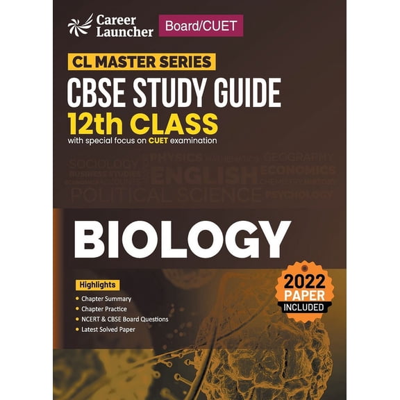 Board plus CUET 2023 CL Master Series - CBSE Study Guide - Class 12 - Biology, (Paperback)