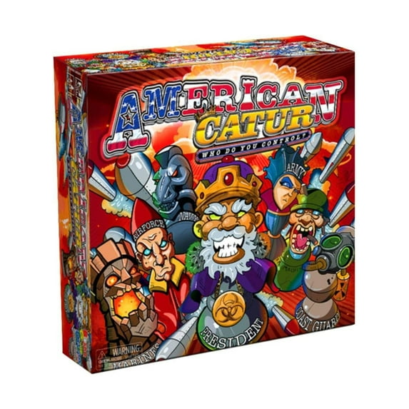 BoardGameDesign American Catur - Who Do You Control? New