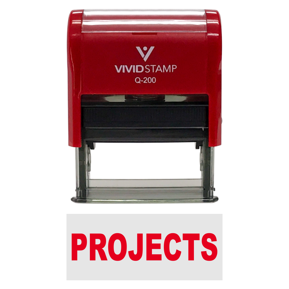 BoardSelf-Inking Office Rubber Stamp (Red Ink) - Q-200 - Walmart.com