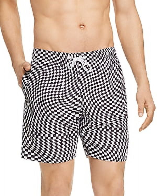 Boardies BLACK/WHITE Checkered Swim Shorts, US Large - Walmart.com
