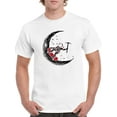 thumbnail image 1 of Boarding In The Moon T-Shirt Men -Smartprints Designs, Male 5X-Large, 1 of 4