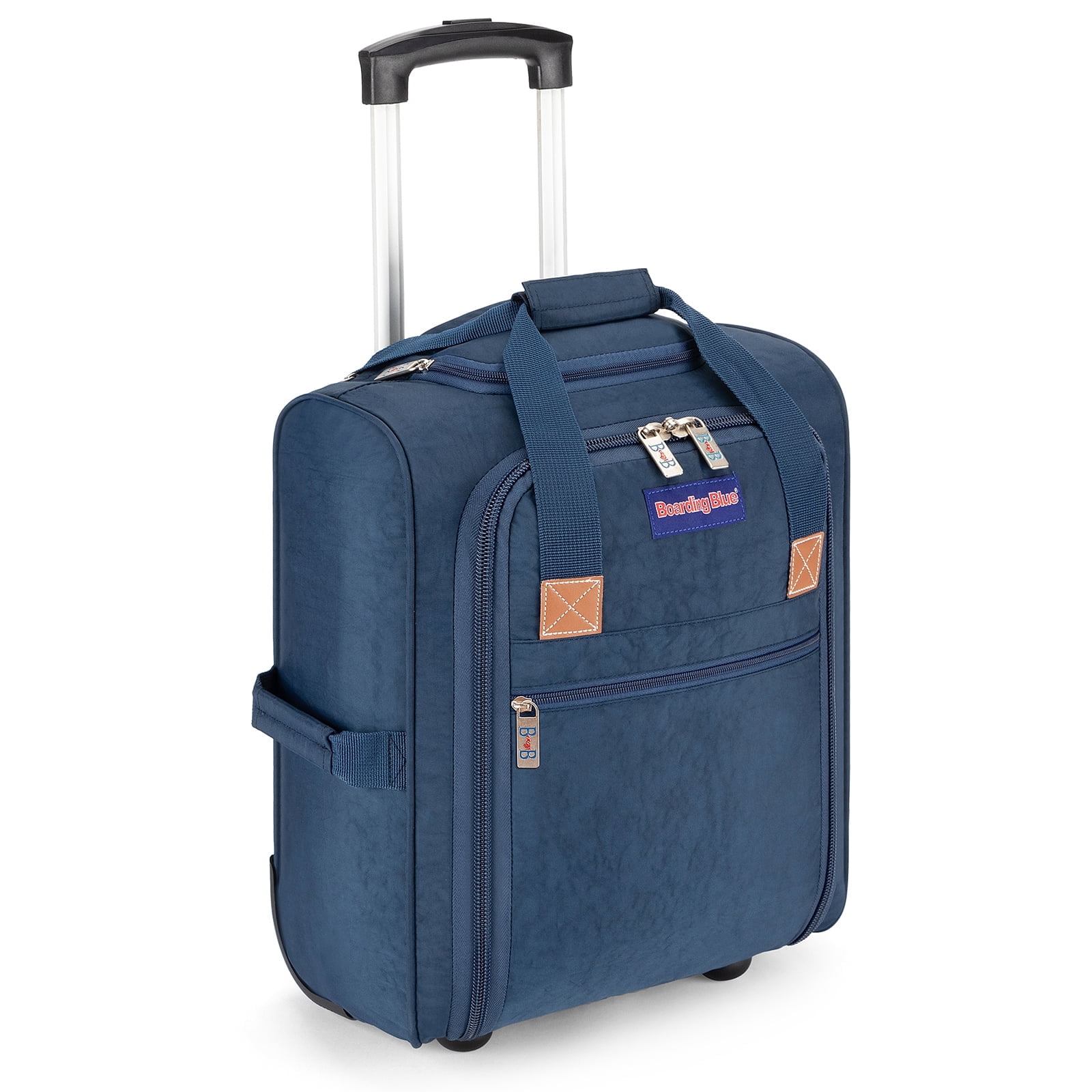 BoardingBlue 17" Rolling Under Seat Duffel Bag, Navy
