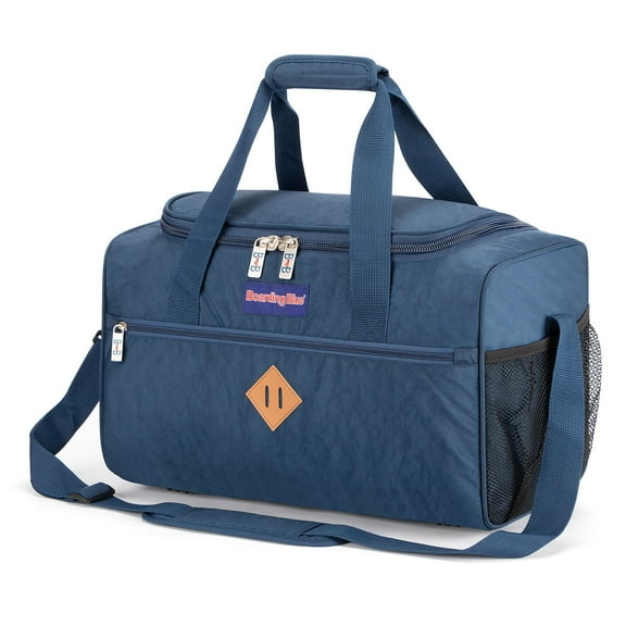 BoardingBlue 17 in Personal Item Under Seat Duffel Bag, Navy