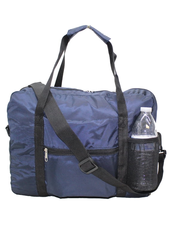 18 in Foldable Attachable Duffel Bag, Navy
