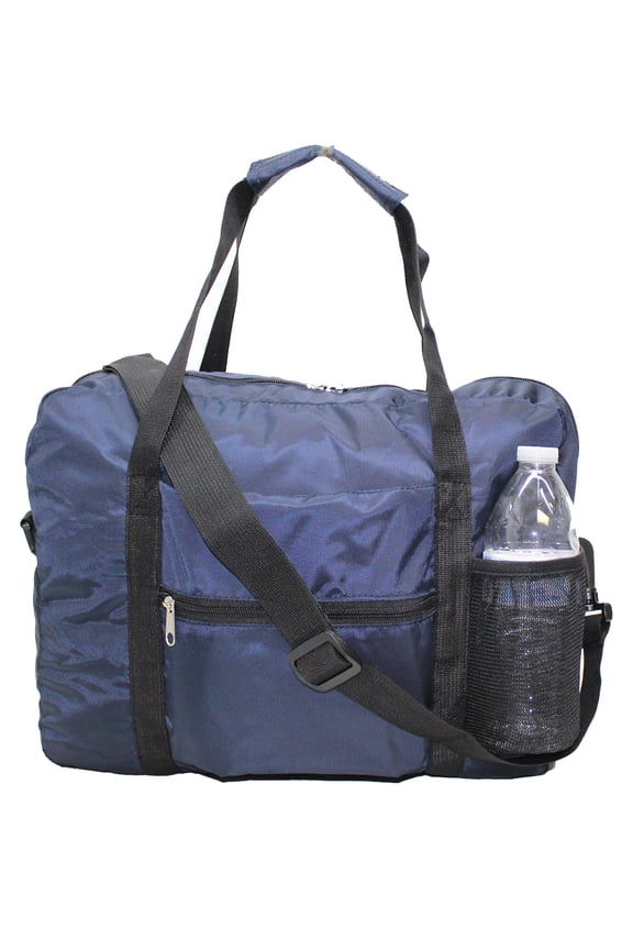 18 in Foldable Attachable Duffel Bag, Navy