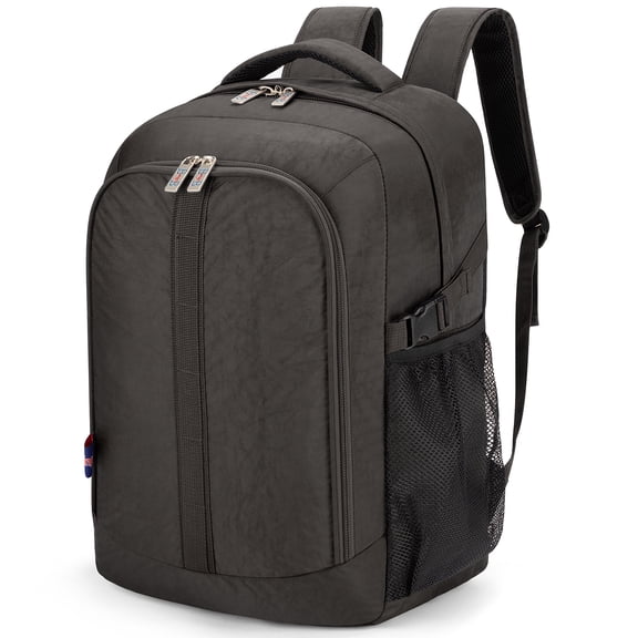 Boardingblue New 18" Personal Item Laptop Backpack for American, Spirit, Frontier Airlines (Beige)