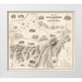 thumbnail image 1 of Boardman 22x20 White Modern Wood Framed Museum Art Print Titled - White Mountains New Hampshire -Boardman 1858, 1 of 4
