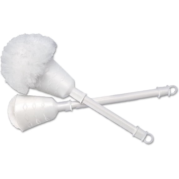 Boardwalk 00170 Cone Bowl Mop 10-Inch Handle 2-Inch Dia. Head Plastic White 25/Carton