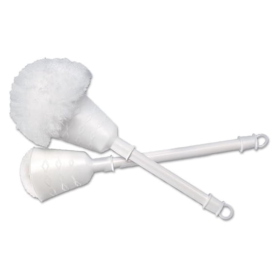Boardwalk 00170 Cone Bowl Mop 10-Inch Handle 2-Inch Dia. Head Plastic White 25/Carton